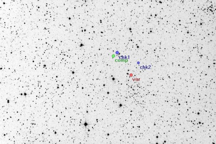Chart - V0654 Cas, JD 2454712.34345