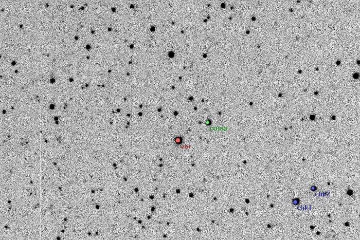 Chart - V0375 Cas, JD 2454851.19246