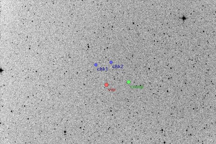 Chart - V0785 Cas, JD 2454857.21650