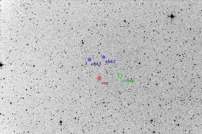 Chart - V0785 Cas, JD 2454857.21694