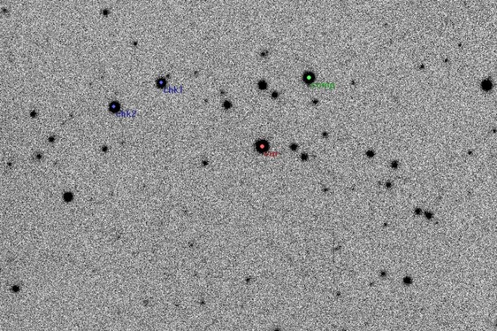 Chart - BS Dra, JD 2455060.43182