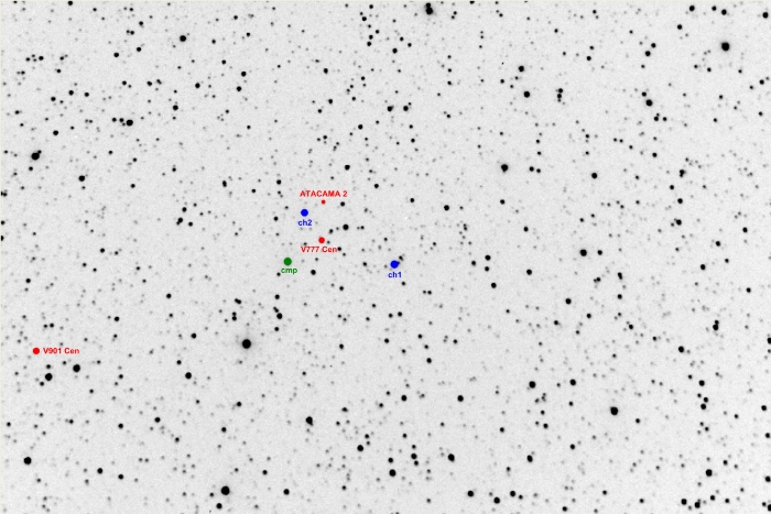 Chart - V0777 Cen, JD 2455299.47477