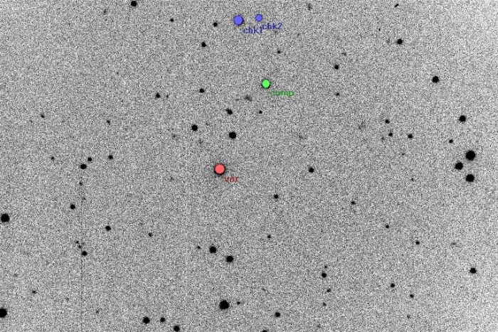 Chart - V0450 Her, JD 2455701.35080