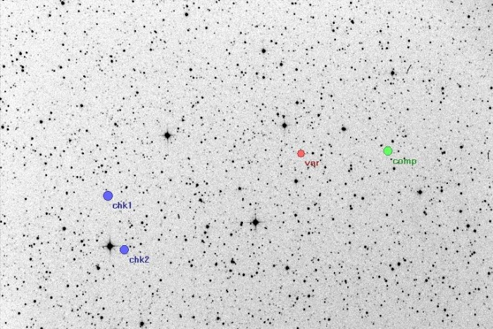 Chart - V0344 Lac, JD 2456113.40070