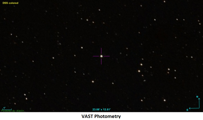 Graphique - V480 UMa, JD 2457864.30801