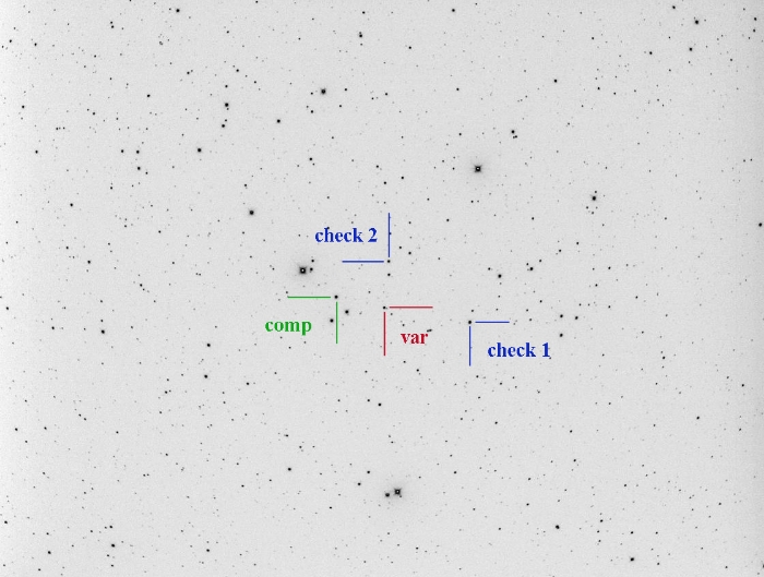 Graphique - V1306 Her, JD 2458717.31074