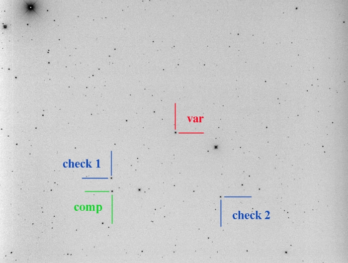 Graphique - HN UMa, JD 2458923.25888