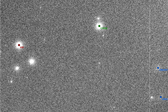 Graphique - BI CVn, JD 2458977.40310