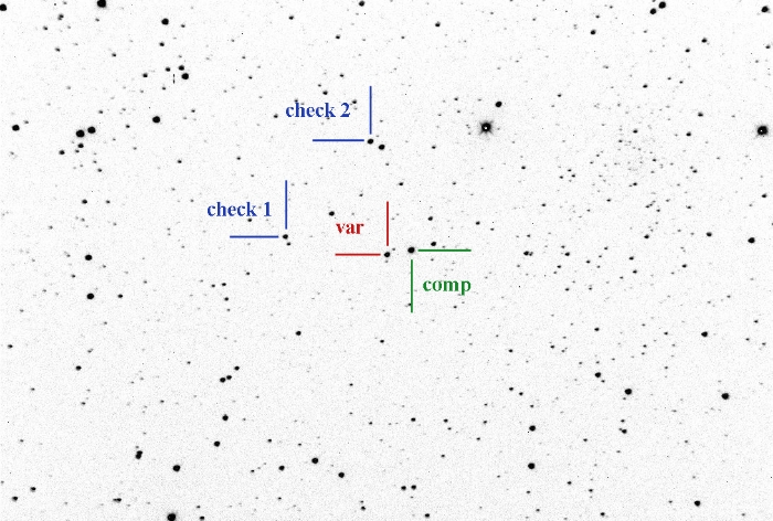 Graphique - V0959 Cep, JD 2459159.20817