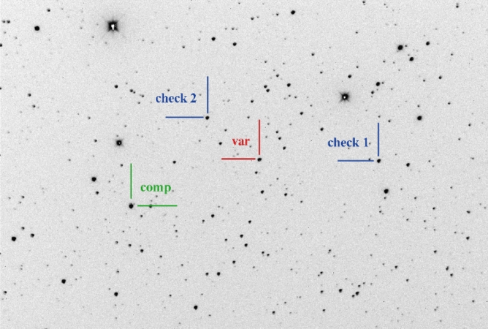 Graphique - V1041 Her, JD 2459081.32469