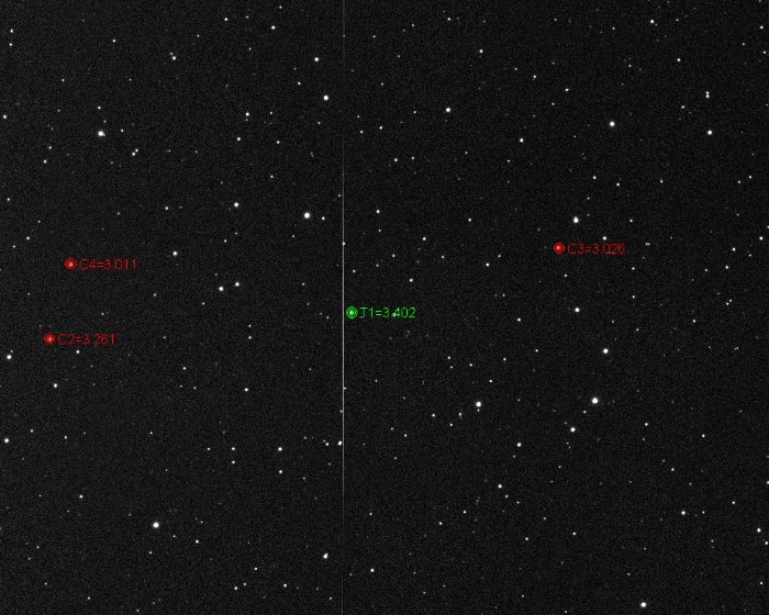 Graphique - HAT-P-9, JD 2460690.37381