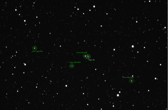 Graphique - Kepler-76, JD 2460857.25765