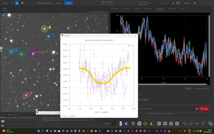 Graphique - HAT-P-58, JD 2460973.34560