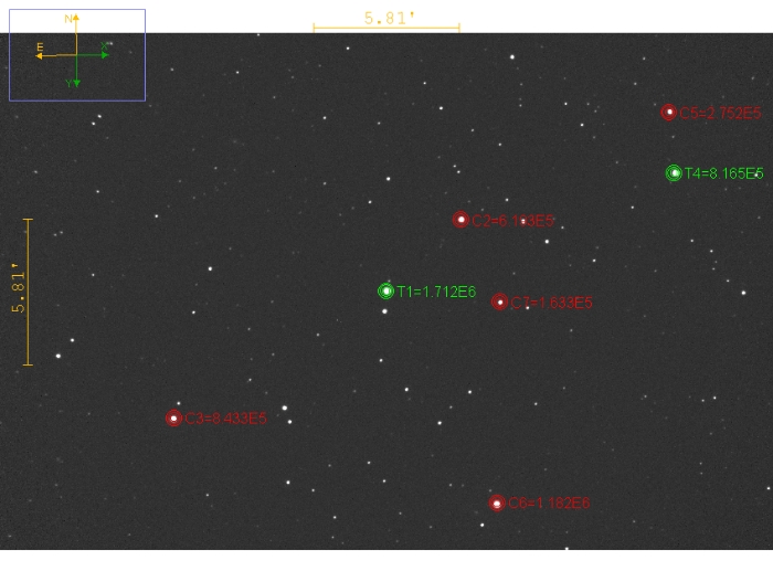 Graphique - WASP-33, JD 2460968.66240