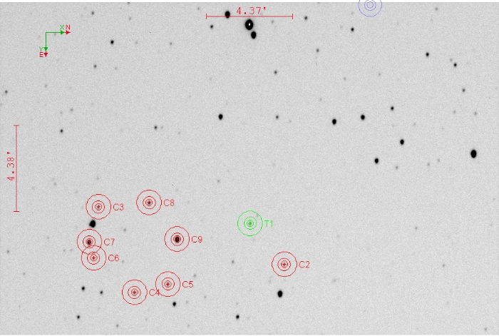 Graphique - Qatar-4, JD 2461037.20116