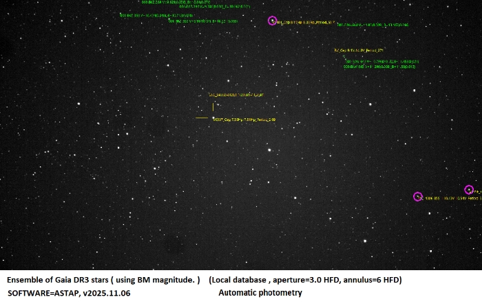 Graphique - V0397 Cep, JD 2461074.18945