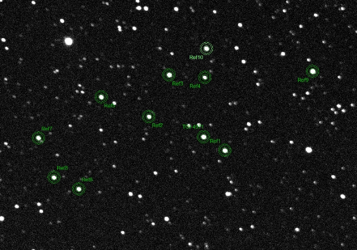 Graphique - TOI-4791, JD 2461078.28132