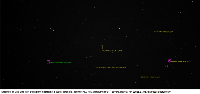 Graphique - TU UMi, JD 2461104.26310