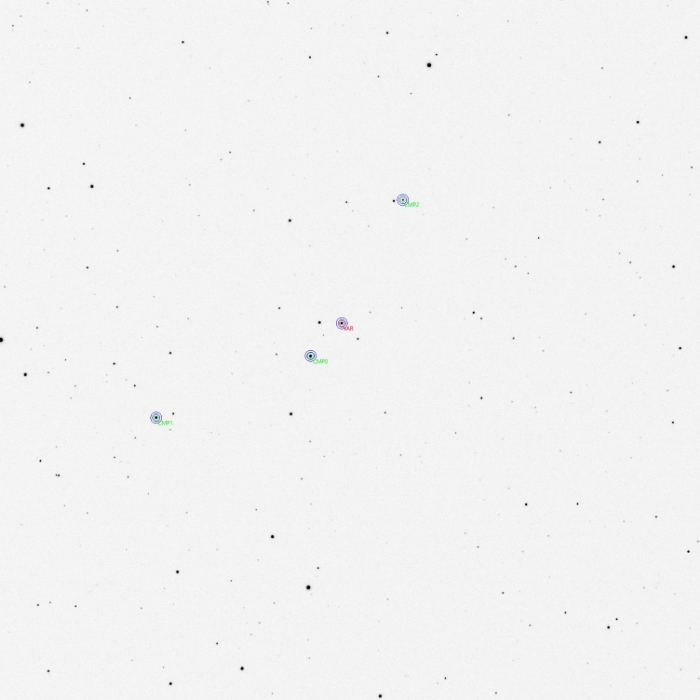 Graphique - V0348 Dra, JD 2461107.46626