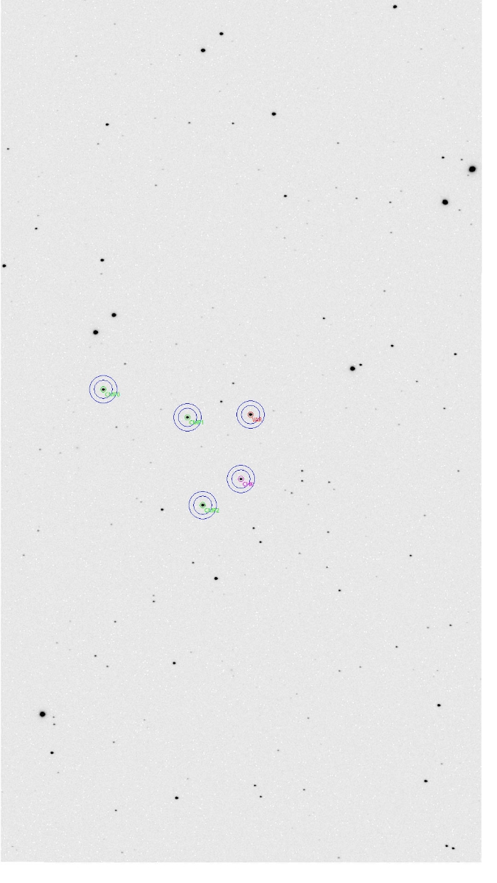 Graphique - RW Com, JD 2461097.50630