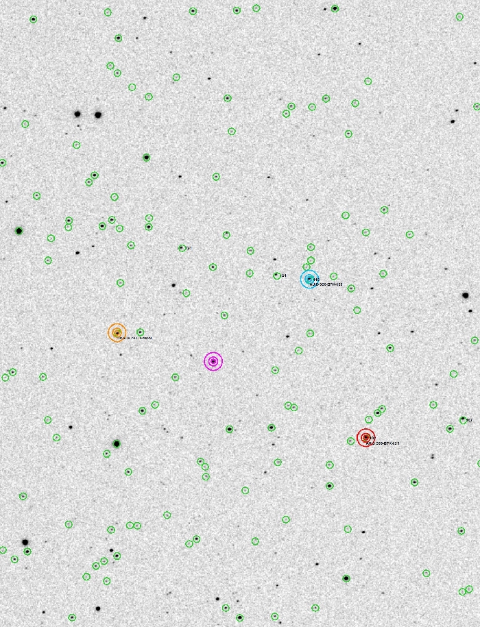 Graphique - V0541 Cas, JD 2461270.48015