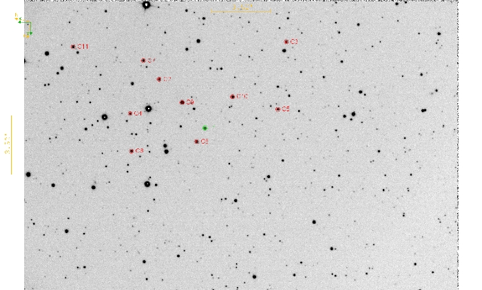 Graphique - Kepler-8, JD 2461273.33051