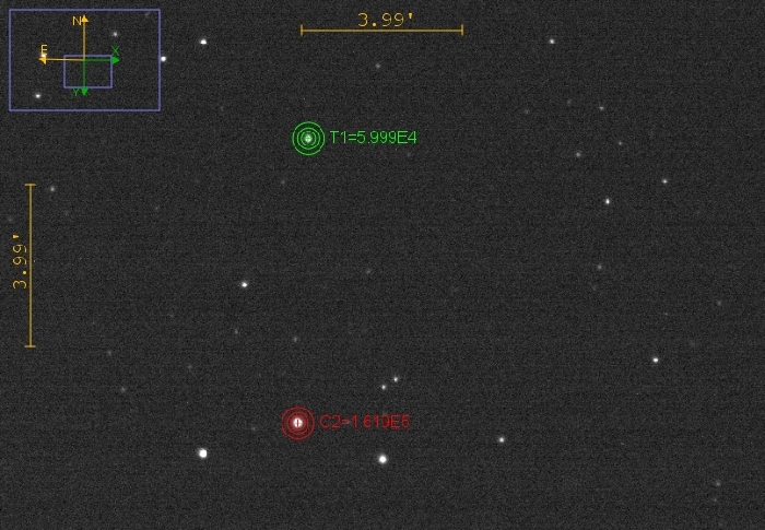 Graphique - V1033 Her, JD 2461290.29277