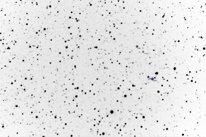 Graphique - DG Lac, JD 2458368.25120