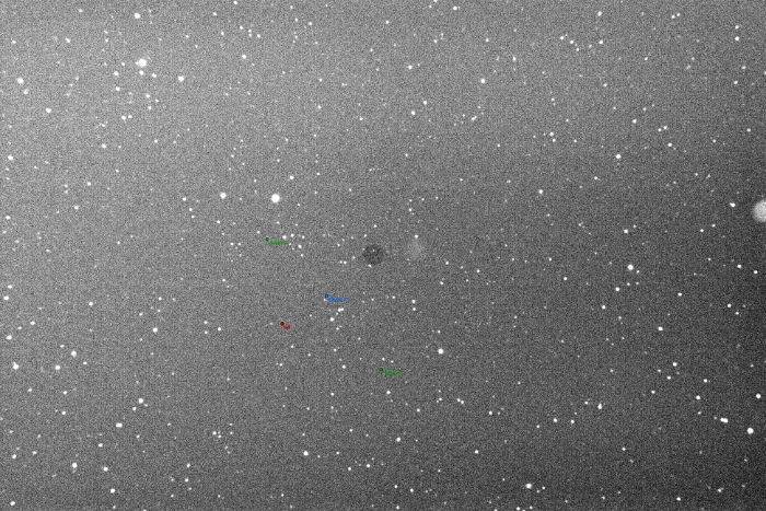 Graphique - YZ UMi, JD 2458529.25814