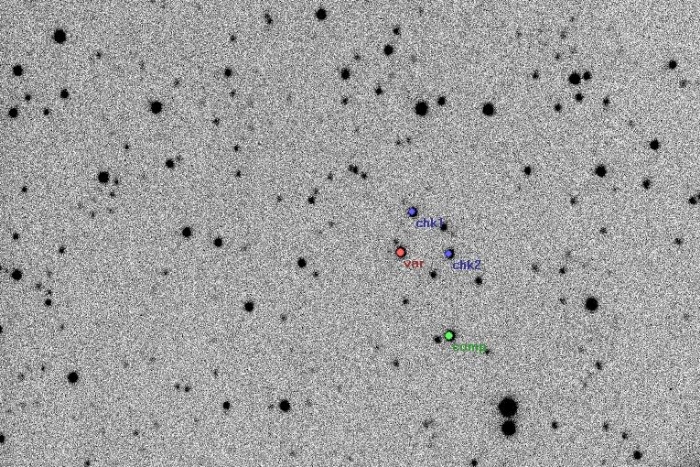 Graphique - IZ Mon, JD 2453786.24978