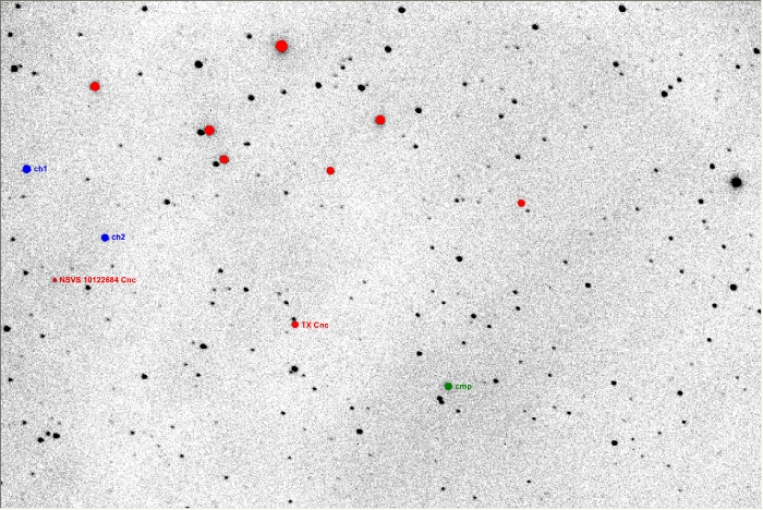 Graphique - TX Cnc, JD 2455279.34796