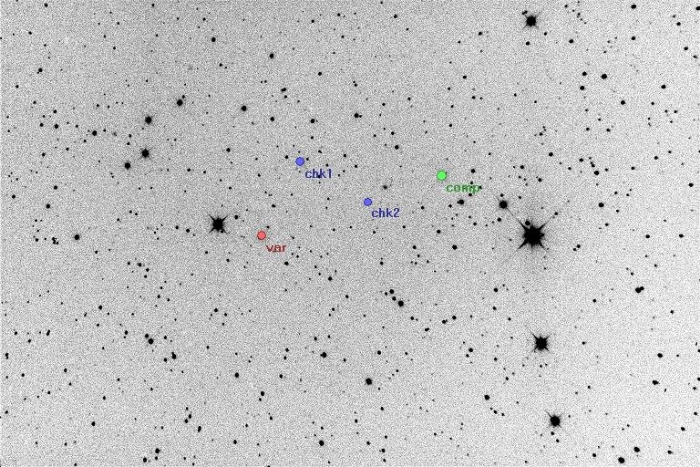 Graphique - CU Cnc, JD 2455643.28457