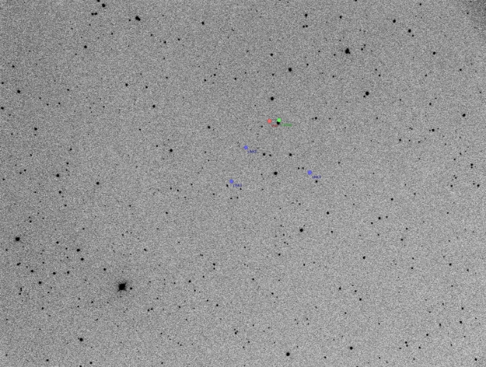 Graphique - IW UMa, JD 2456718.44126