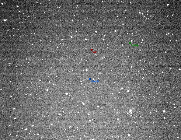 Graphique - V0658 Lyr, JD 2457135.48833