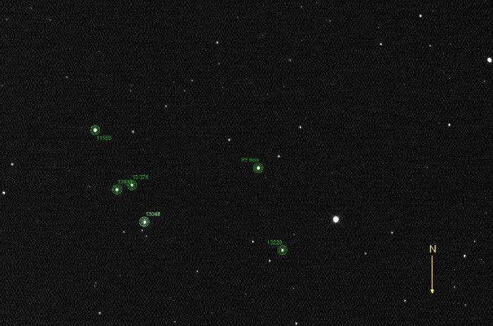 Graphique - PY Boo, JD 2457863.40034