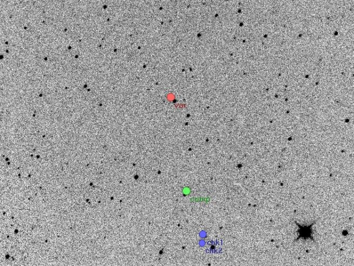 Graphique - SZ Her, JD 2457874.40559