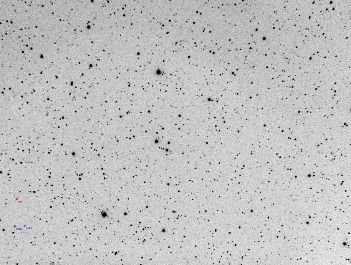 Graphique - V1435 Her, JD 2458330.34125