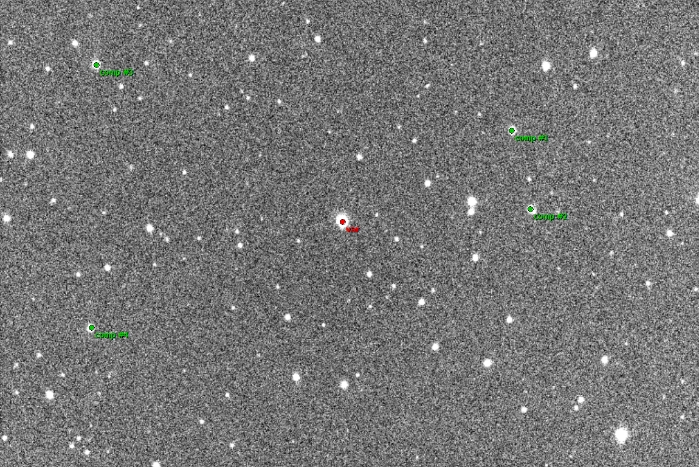 Graphique - RZ UMi, JD 2458553.30763