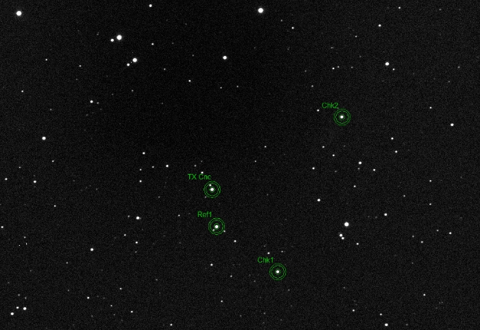 Graphique - TX Cnc, JD 2458467.60220