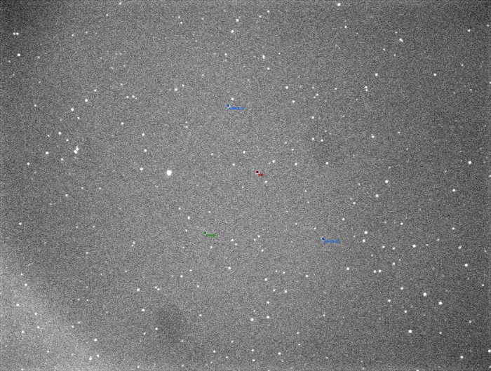 Graphique - W UMa, JD 2458947.40250