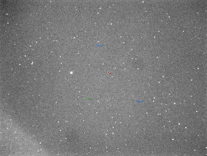 Graphique - W UMa, JD 2458947.40121