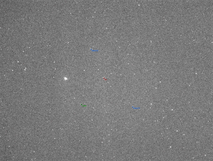 Graphique - W UMa, JD 2458949.26674