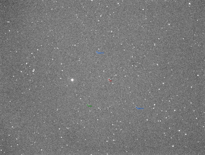 Graphique - W UMa, JD 2458950.25662