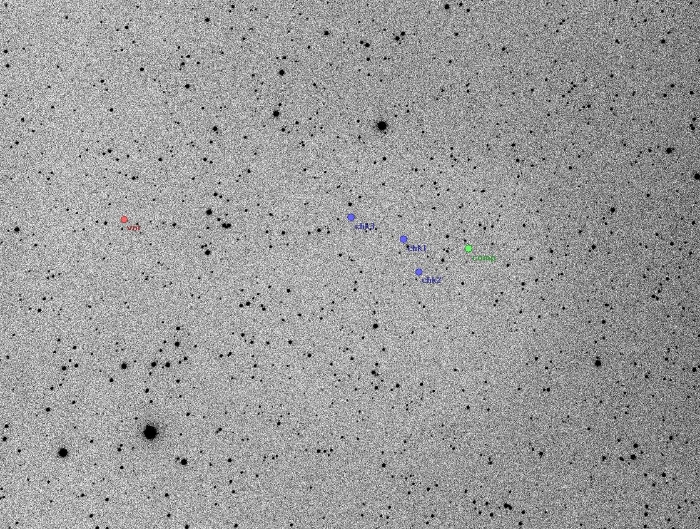 Graphique - YZ UMi, JD 2455683.37123