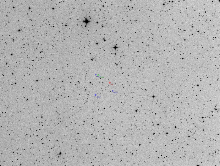 Graphique - RZ UMi, JD 2460133.35203