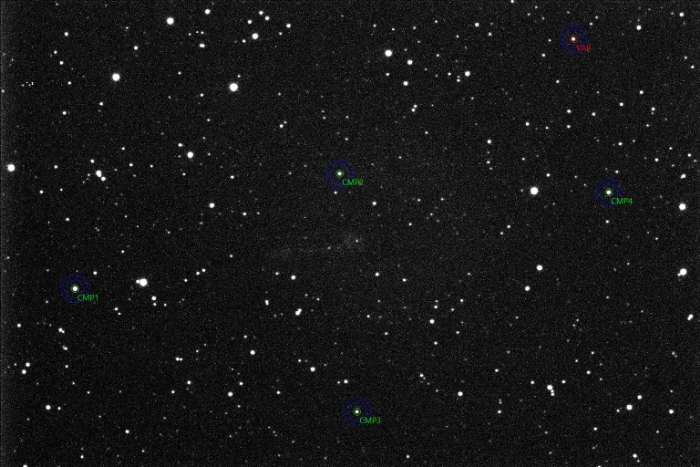 Graphique - KIC 12116955, JD 2460483.40463