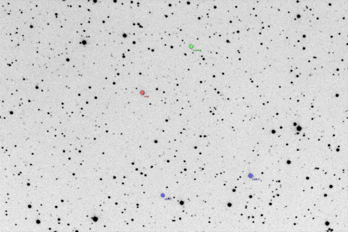 Graphique - HAT-P-30, JD 2455650.30584