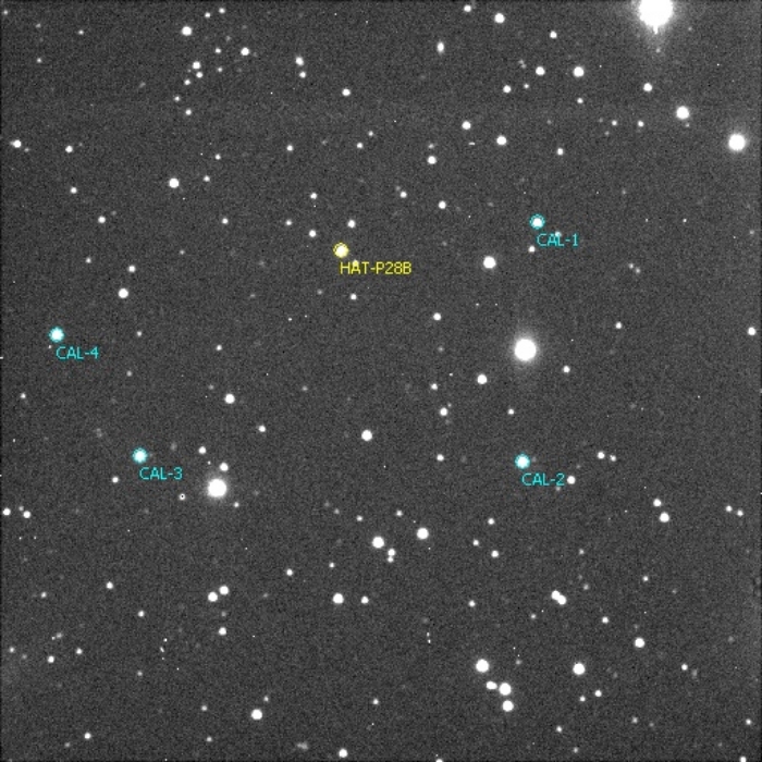 Graphique - HAT-P-28, JD 2455922.33954