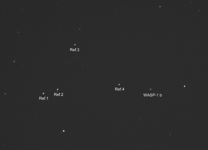 Graphique - WASP-1, JD 2456228.23264