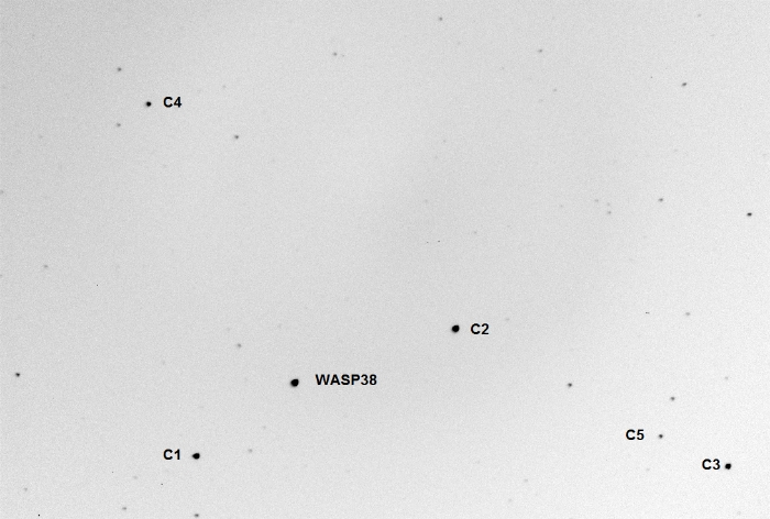 Graphique - WASP-38, JD 2456414.67905